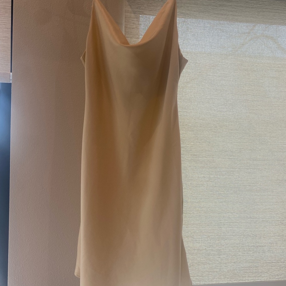 Urban Outfitters Cowl Neck Nude Mini Slip Dress Size XS